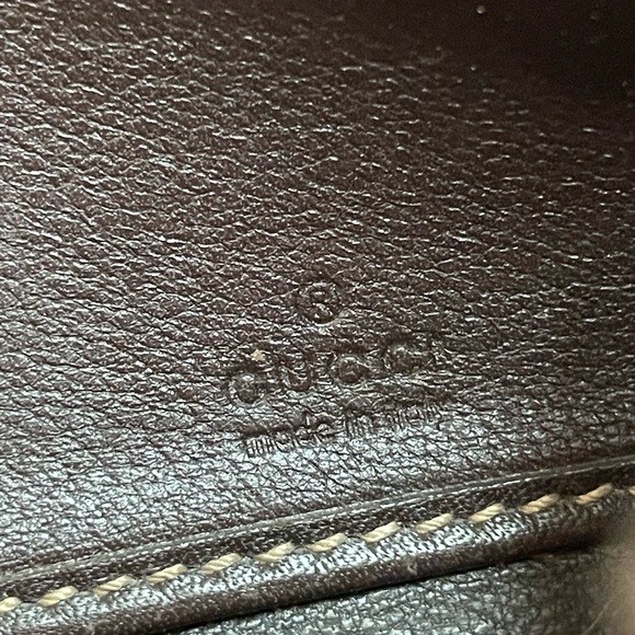 Gucci GG monogram Canvas lovely Heart long Wallet-Brown - Picture 6 of 7
